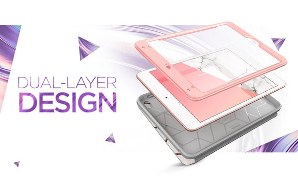 For ipad Mini 4 5 Case Cosmo Full-Body Trifold Stand Protective Cover with Auto Sleep/Wake & Built-in Screen Protector | Vimost Shop.