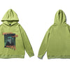 Hip Hop Hoodie Sweatshirt Men Harajuku Japanese Anime Hoodie Streetwear Cartoon Girl Green Hair Hooded Pullover Autumn | Vimost Shop.