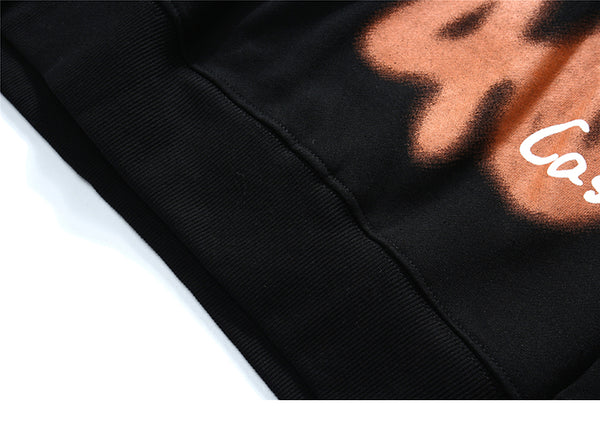 Mens Harajuku Hoodie Sweatshirt Flower Graffiti Streetwear Hip Hop Hoodie Pullover Sweatshirt Autumn Winter Fleece Cotton | Vimost Shop.