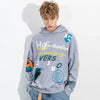 Men Hip Hop Hoodie Sweatshirt Streetwear Harajuku Graffiti Hoodie Pullover Face HipHop Loose Hoodie Skateboard Autumn | Vimost Shop.