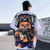 Hip Hop T Shirt Men Harajuku Streetwear Ferocious Bear Print Patchwork Tops Casual Cotton Short Sleeve Tees | Vimost Shop.