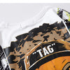 Hip Hop T Shirt Men Harajuku Streetwear Ferocious Bear Print Patchwork Tops Casual Cotton Short Sleeve Tees | Vimost Shop.