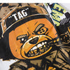 Hip Hop T Shirt Men Harajuku Streetwear Ferocious Bear Print Patchwork Tops Casual Cotton Short Sleeve Tees | Vimost Shop.