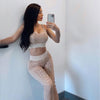 Seamless Snakeskin Yoga Set Sportswear Tracksuit Fashion Bra Top Leggings Pants Sports Fitness Suit Running Energy Workout Suit | Vimost Shop.