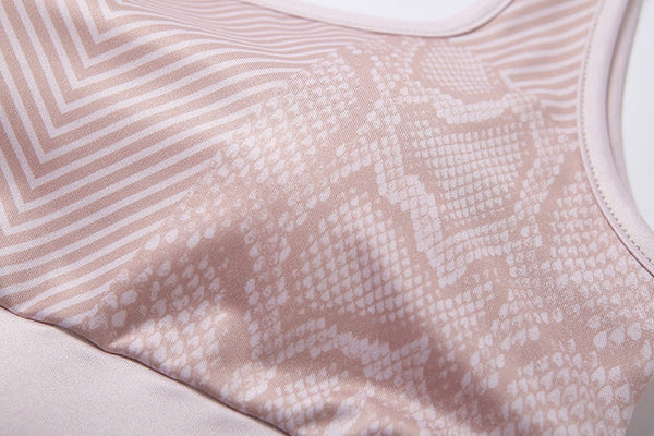 Seamless Snakeskin Yoga Set Sportswear Tracksuit Fashion Bra Top Leggings Pants Sports Fitness Suit Running Energy Workout Suit | Vimost Shop.