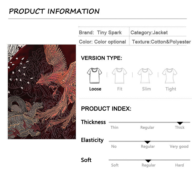 Streetwear Jacket Mens Hip Hop Coat Animals Floral Embroidery Jacket Zipper Cotton Track Jacket Coat Outwear Winter Parkas | Vimost Shop.