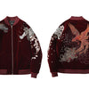 Streetwear Jacket Mens Hip Hop Coat Animals Floral Embroidery Jacket Zipper Cotton Track Jacket Coat Outwear Winter Parkas | Vimost Shop.