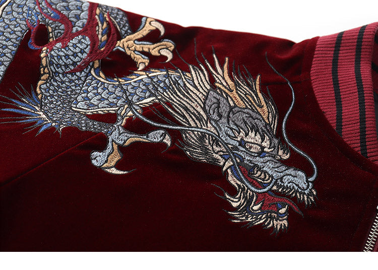 Streetwear Jacket Mens Hip Hop Coat Animals Floral Embroidery Jacket Zipper Cotton Track Jacket Coat Outwear Winter Parkas | Vimost Shop.