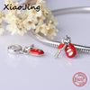 New diy design car keys with color enamel charms 925 Silver beads Fit Authentic Pandora Charm bracelet fashion jewelry making | Vimost Shop.