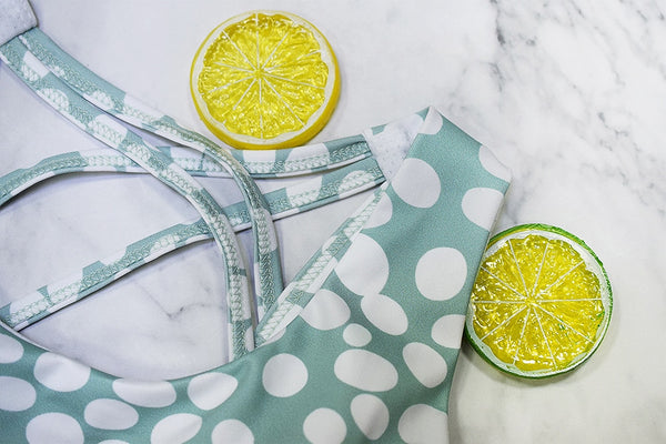 Seamless Dots Print Sports Yoga Set Gym Fitness Tracksuit Fashion Bra Top Leggings Suit Jogging Workout Training Dance Clothing | Vimost Shop.