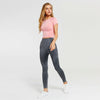 Seamless Sports Yoga Bra Top Fitness Dance Tracksuit Fashion Short Sleeve Top Sportswear Gym Work Out Casual Clothing Outfits | Vimost Shop.