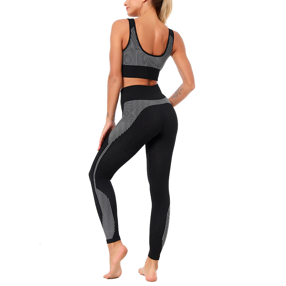 Yoga Set Sports Bra and Leggings Jogging Women Gym Set Clothes Seamless Workout Sports Tights Women Fitness Sports Suit | Vimost Shop.