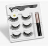 Magnetic Eyelashes Eyeliner Eyelash Curler Set5 Magnet Natural Long Magnetic False Eyelashes With Magnetic Eyeliner | Vimost Shop.