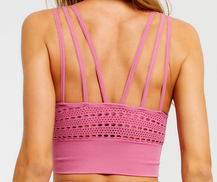 Seamless Sports Yoga Bra Top Fitness Running Tracksuit Fashion Tank Top Push Up Sportswear Gym Work Out Casual Clothing Outfits | Vimost Shop.