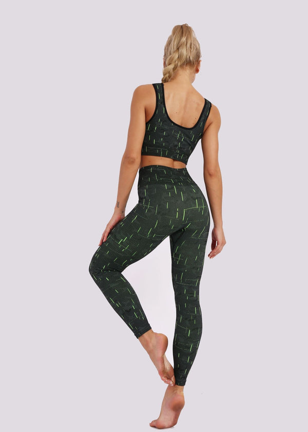 Seamless Fluorescent Sports Yoga Set Gym Fitness Tracksuit Fashion Bra Top And Leggings Set Jogging Push Up Workout Clothing | Vimost Shop.