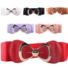 New Fashion Big Bowknot Buckle Wide Elastic Waist Belt Strap For Women Drop Shipping | Vimost Shop.