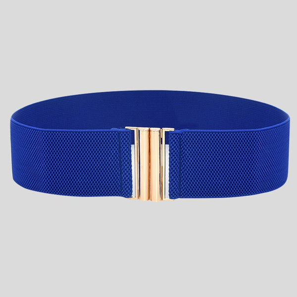 Fashion Female Brief Artificial Leather Wide Belt Women Elastic Cummerbund Strap Dress Accessories Alloy Stretch Buckle Girdle | Vimost Shop.