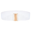 Fashion Female Brief Artificial Leather Wide Belt Women Elastic Cummerbund Strap Dress Accessories Alloy Stretch Buckle Girdle | Vimost Shop.