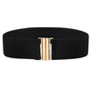 Fashion Female Brief Artificial Leather Wide Belt Women Elastic Cummerbund Strap Dress Accessories Alloy Stretch Buckle Girdle | Vimost Shop.
