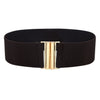 Fashion Female Brief Artificial Leather Wide Belt Women Elastic Cummerbund Strap Dress Accessories Alloy Stretch Buckle Girdle | Vimost Shop.