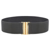 Fashion Female Brief Artificial Leather Wide Belt Women Elastic Cummerbund Strap Dress Accessories Alloy Stretch Buckle Girdle | Vimost Shop.