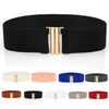 Fashion Female Brief Artificial Leather Wide Belt Women Elastic Cummerbund Strap Dress Accessories Alloy Stretch Buckle Girdle | Vimost Shop.