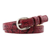 lady Snake Skin Print Belts For Women Gold Pin Buckle Waistband PU Leather Belt Women Snake Pattern Dress Jeans Leather Belt | Vimost Shop.