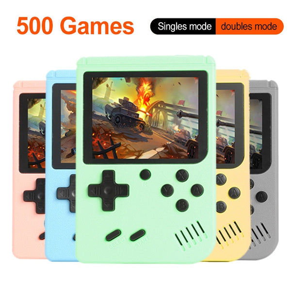 Portable Retro Video Game Console 3.0 Inch Handheld Game Player Built-in 500 Classic Games Mini Pocket Gamepad for Kids Gift | Vimost Shop.