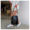 Fashion Pu Leather Big Bag Women's New Crocodile Shoulder Bucket Bag Large Capacity Travel Broadband Ladies Party Messenger Bag | Vimost Shop.