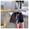 Fashion Pu Leather Big Bag Women's New Crocodile Shoulder Bucket Bag Large Capacity Travel Broadband Ladies Party Messenger Bag | Vimost Shop.