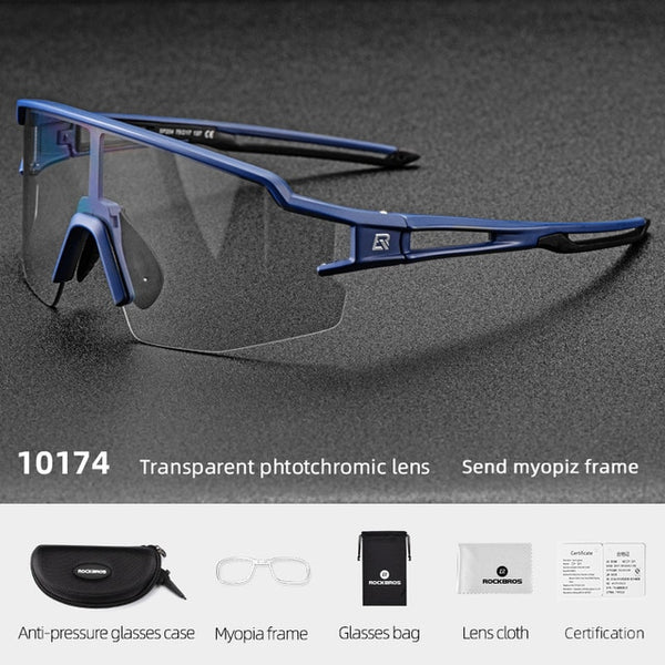 Photochromic Cycling Glasses Bike Bicycle Glasses Sports Men's Sunglasses MTB Road Cycling Eyewear Protection Goggles | Vimost Shop.