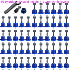 50pcs Flat Ceramic Floor Wall Construction Tools Reusable Tile Leveling System Kittile Leveling System Kit For Tile drop ship