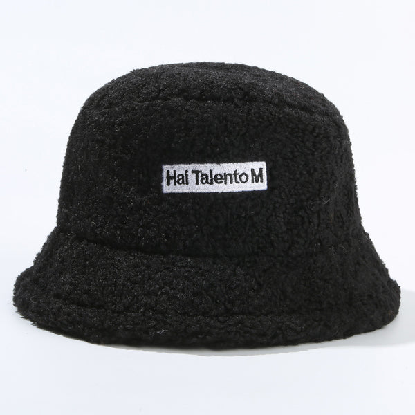 Faux Fur Winter Bucket Hat For Women Girl Fashion Solid Thickened Soft Warm Fishing Cap Outdoor Lady Plush Fluffy Panama | Vimost Shop.