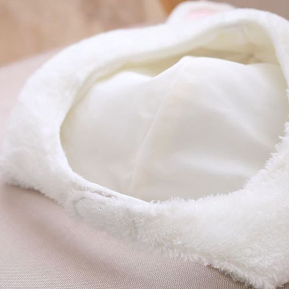 Funny Animal Cute Rabbit Ear Hat Cap Head Cover Plush Ear Hat Girl Dress Party women's hats bonnet femme Headwear caps 7.6 | Vimost Shop.