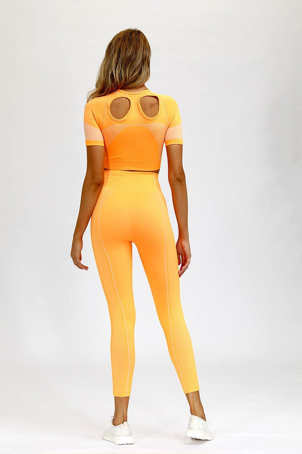 Seamless Striped Sports Yoga Leggings Fitness Training Pants Fashion High Elastics Gym Workout Running Push Up Casual Trousers | Vimost Shop.