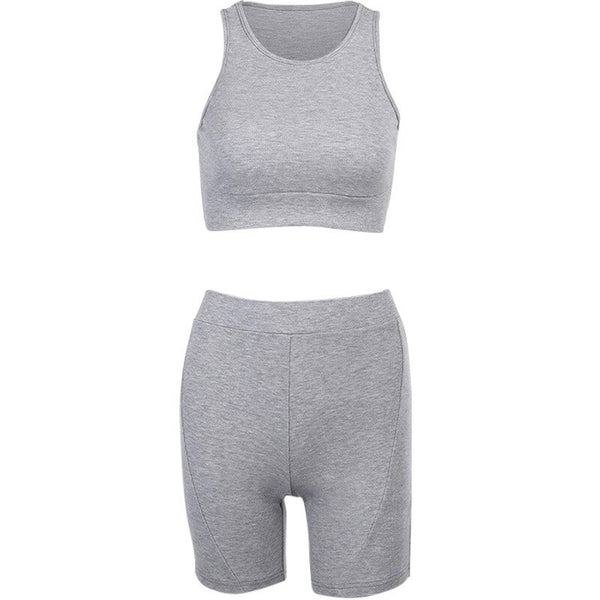 Seamless Ribbing Yoga Sets Women Gym Clothes Bra Top And Shorts Sexy Fitness Sportswear Suit Running Workout Energy Tracksuit | Vimost Shop.