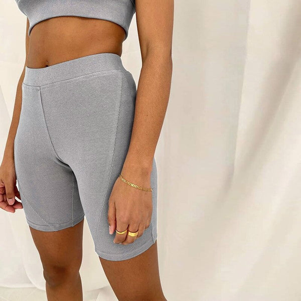 Seamless Ribbing Yoga Sets Women Gym Clothes Bra Top And Shorts Sexy Fitness Sportswear Suit Running Workout Energy Tracksuit | Vimost Shop.