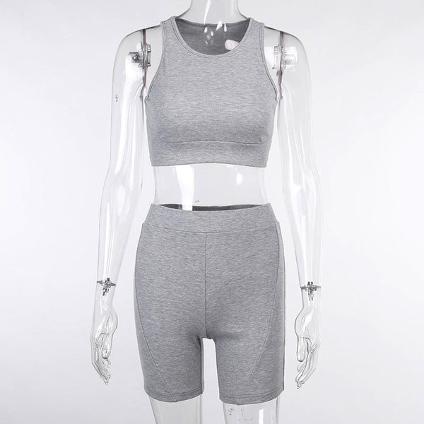 Seamless Ribbing Yoga Sets Women Gym Clothes Bra Top And Shorts Sexy Fitness Sportswear Suit Running Workout Energy Tracksuit | Vimost Shop.