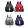 New Women's Anti-theft Backpack Fashion Simple Solid School Bag Oxford Cloth Shoulder Bag Travel Shopping Backpack Mochila | Vimost Shop.