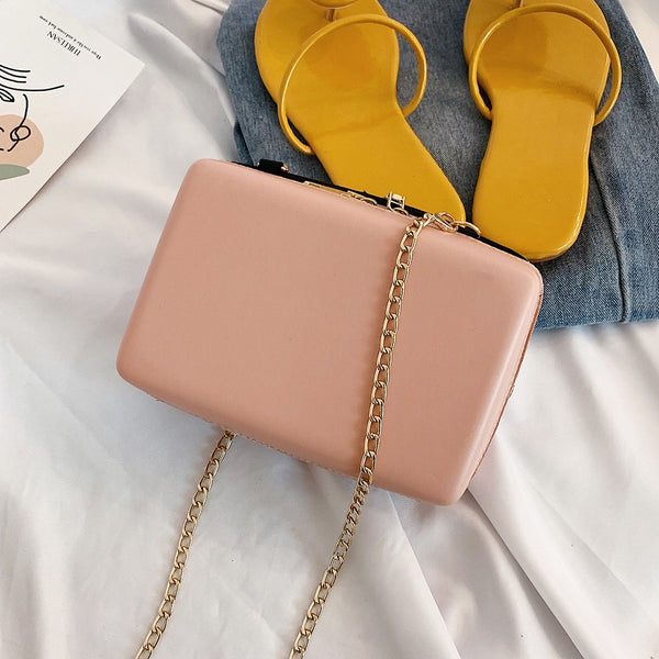 Fashipn Bags For Women Cute Chick Decor Transparent Small Square Bag Female Chain Shoulder Bag Casual Crossbody Bags Clutch | Vimost Shop.