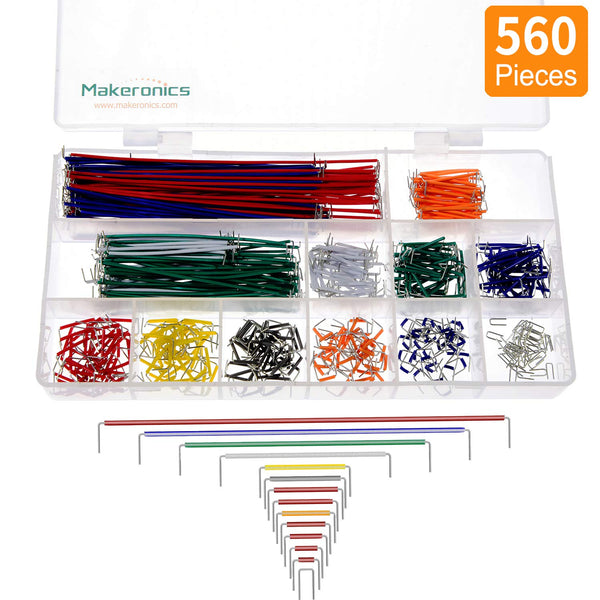 560 pcs Jumper Kits 14 Lengths Breadboard Lines Circuit Board Jumpers U Shape Cable Wire Kit For PCB Bread Board | Vimost Shop.