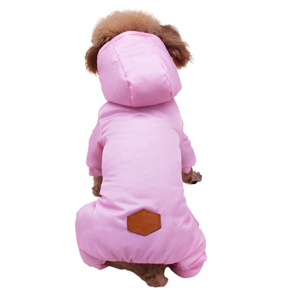 New Winter Dog Clothes  S-XXL Soft Fleece Dog Jumpsuit Small Puppy Coat Pet Outfits 4-legged Windproof Warm Dog Hoodie Clothing | Vimost Shop.