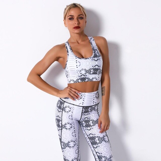 Print Yoga Leggings Seamless High Waist Pants Fashion High Elastic Slim Hips Lifting Trousers Gym Fitness Workout Running Sports | Vimost Shop.