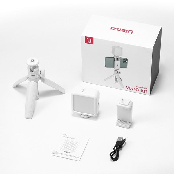 SLR Camera Smartphone Vlog Tripod Mini Portable Tripod with Cold Shoe Phone Mount for iPhone Android | Vimost Shop.