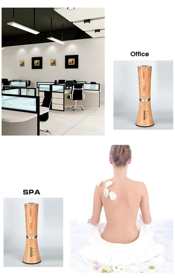 20ML Waterless Nebulizing Essential Oil Diffuser For Best Aromatherapy 4 Timer Three Speed Adjustment for Home Office Spa Gift | Vimost Shop.