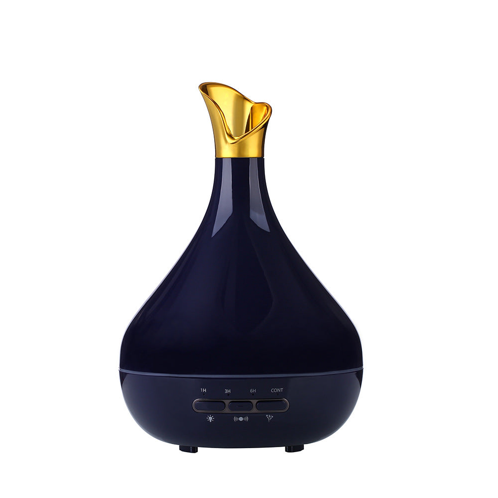 Smart Essential Oil Diffuser 300ml Cool Mist Humidifier Body Induction Auto Control,Time Setting Valentines (Blue White Grain) | Vimost Shop.