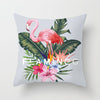 Tropical Plant Printed Cushion Cover Summer Style Pillow Cover Flamingo Pineapple Decorative Pillowcase for Home Sofa | Vimost Shop.