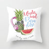 Tropical Plant Printed Cushion Cover Summer Style Pillow Cover Flamingo Pineapple Decorative Pillowcase for Home Sofa | Vimost Shop.
