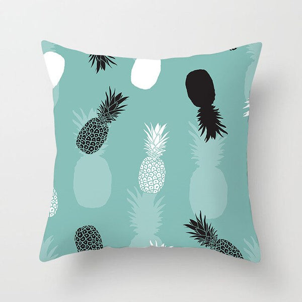 Tropical Plant Printed Cushion Cover Summer Style Pillow Cover Flamingo Pineapple Decorative Pillowcase for Home Sofa | Vimost Shop.