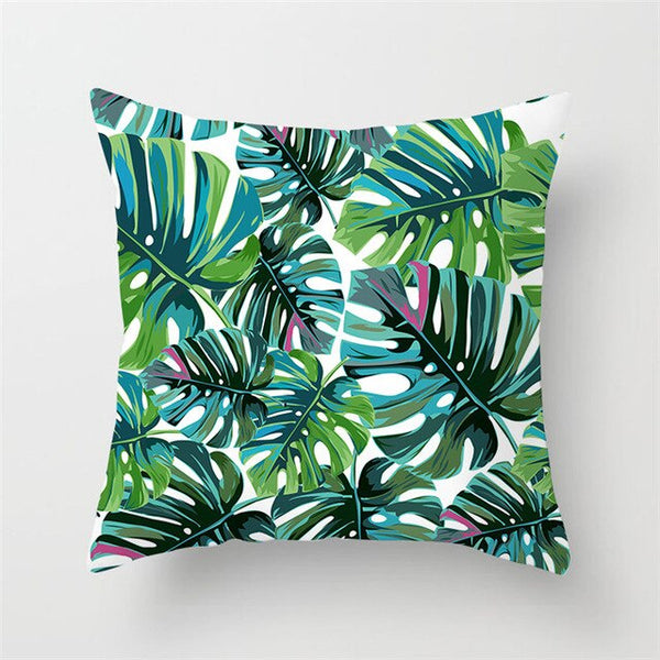 Tropical Plant Printed Cushion Cover Summer Style Pillow Cover Flamingo Pineapple Decorative Pillowcase for Home Sofa | Vimost Shop.